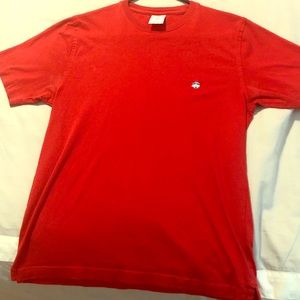 Red Brooks Brothers logo Tee